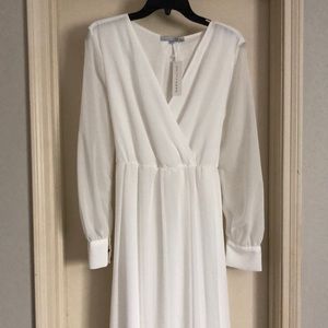 White never worn Lydia Maxi Dress